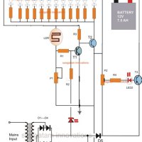 12 Volt Emergency Light Circuit Diagram