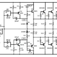 2sa1943 2sc5200 Power Amplifier Circuit
