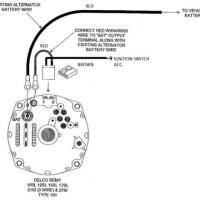 350 Chevy Alternator Wiring Diagram