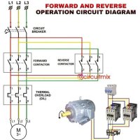 Circuit Diagram Of Forward Reverse Starter For Three Phase Induction Motor