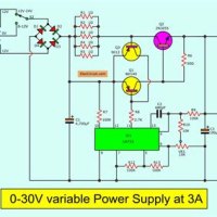 Draw And Explain The Complete Circuit Diagram Of A Regulated Dc Power Supply