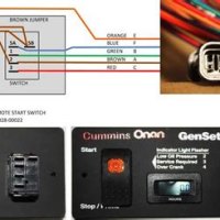 Onan 4000 Generator Start Switch Wiring Diagram