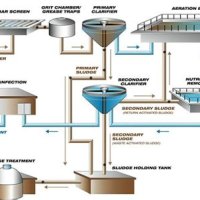 Schematic Diagram Of A Typical Wastewater Treatment Plant