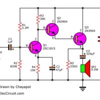 Transistor Audio Amplifier Circuit Diagram